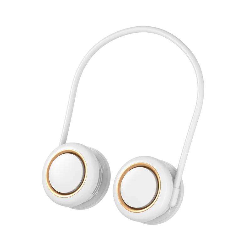 2023 New lazy hanging neck fan usb mobile portable unemployed outdoor storage hanging neck fan