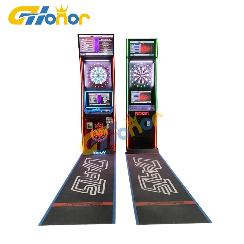 Indoor Bar Club Amusement Center Coin Operated LCD Monitor Dart Game Board Fighting Electronic Stand Darts Game Machine