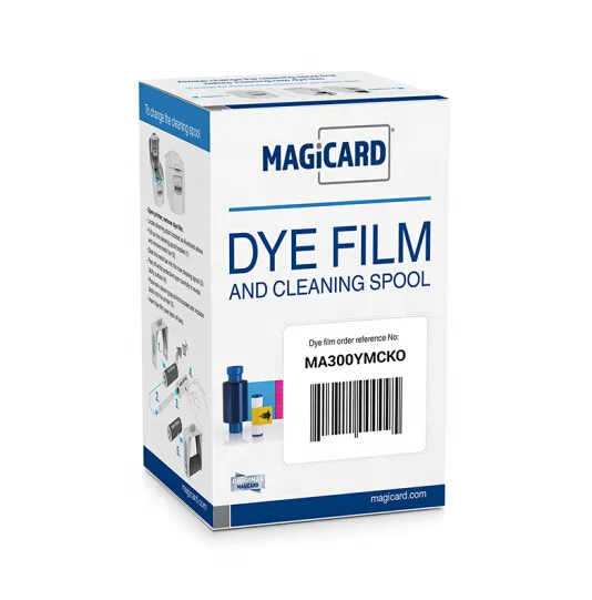 Original MA300YMCKO Color Ribbon 300 Images for Magicard enduro 3E MA300YMCKO Color Ribbon