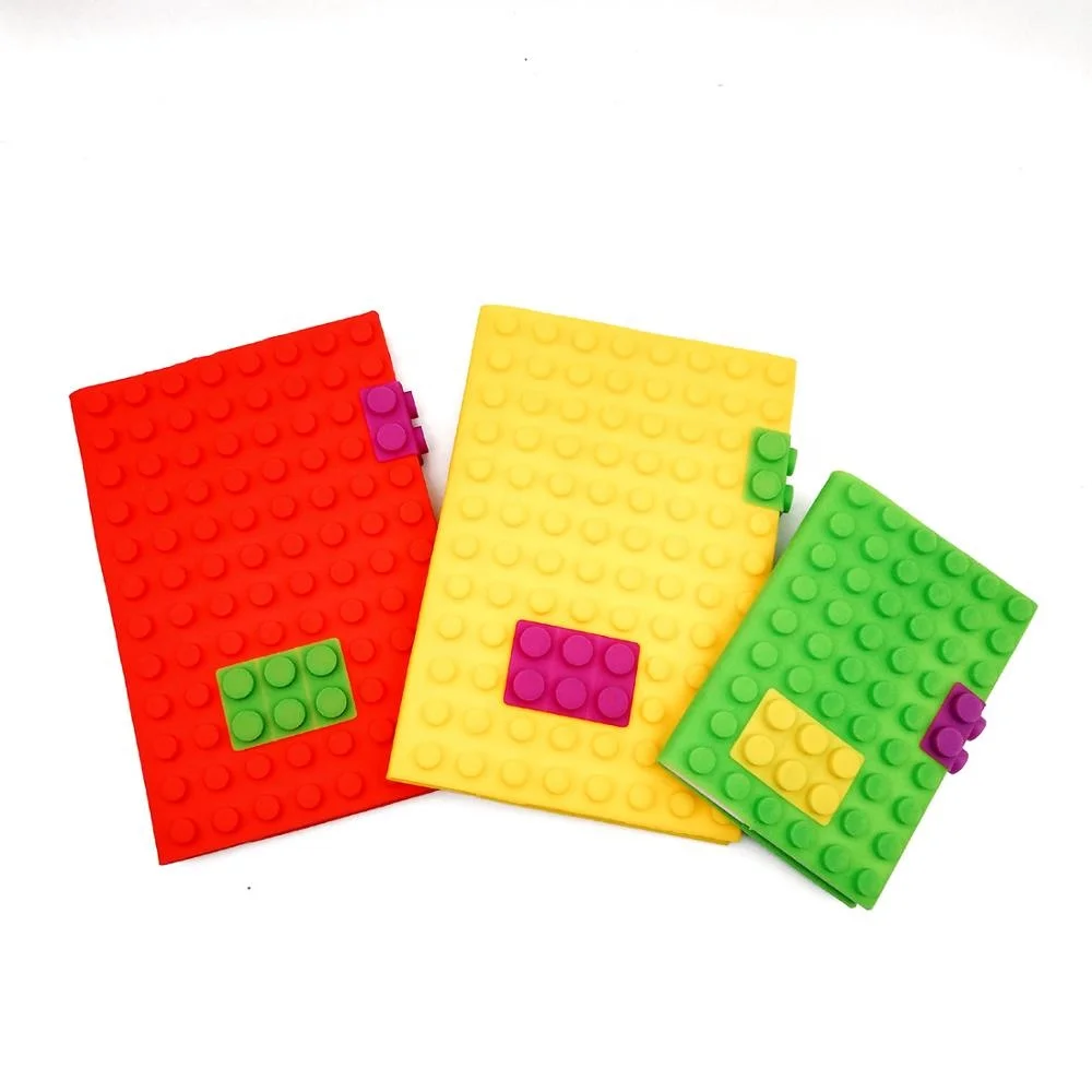 Высококачественный пользовательский силиконовый чехол дневник блокнот со съемным блоком
