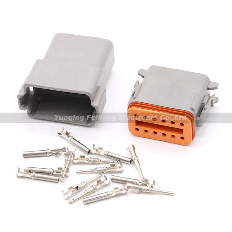 DT04-12P automotive wire connector 12 ways male DT series