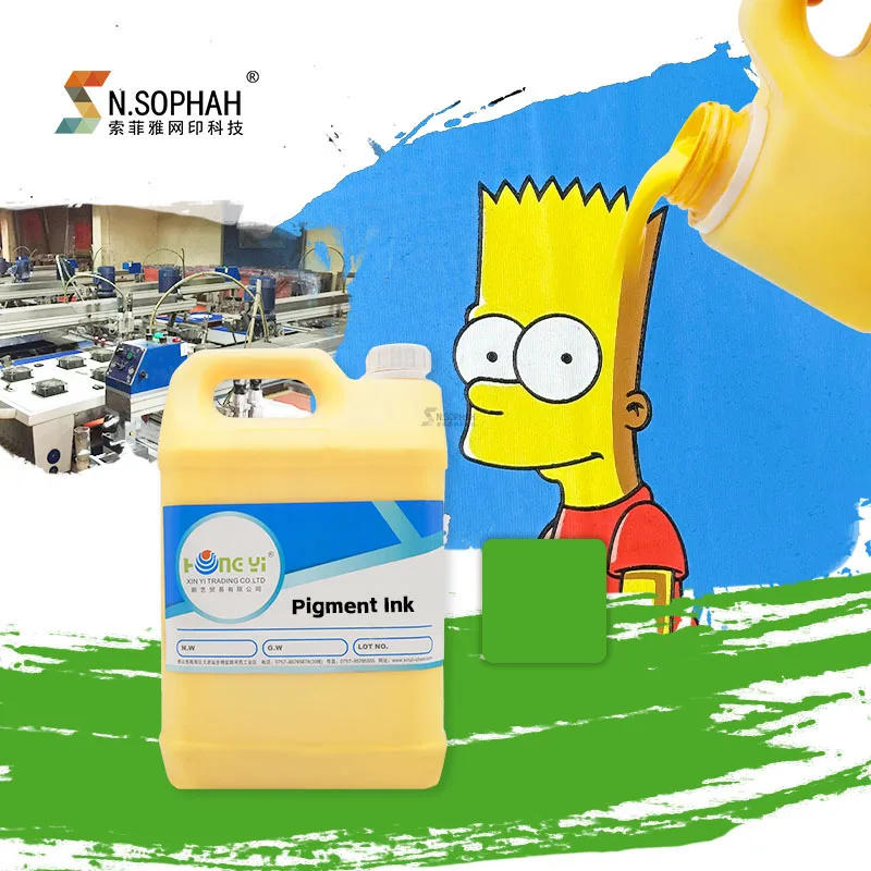 Factory Price Textile Printing Color Pigment Wholesale Screen Printing Pigment Ink