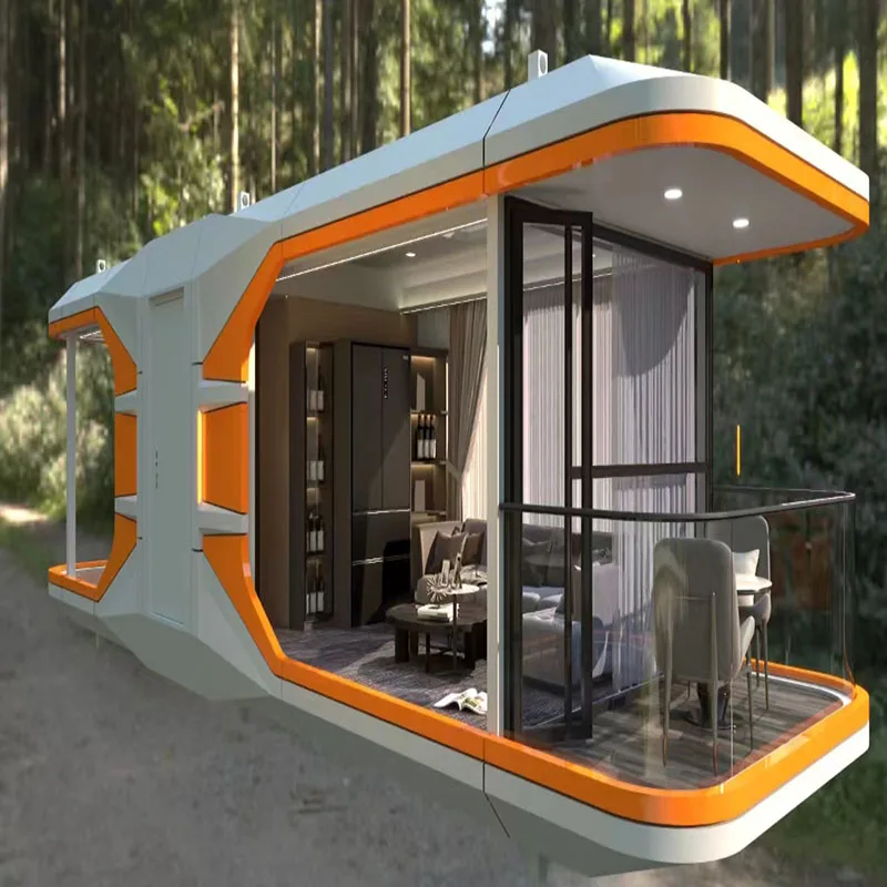 Detachable modern space capsule for home/hotel/house outdoor 38 square meter space capsule