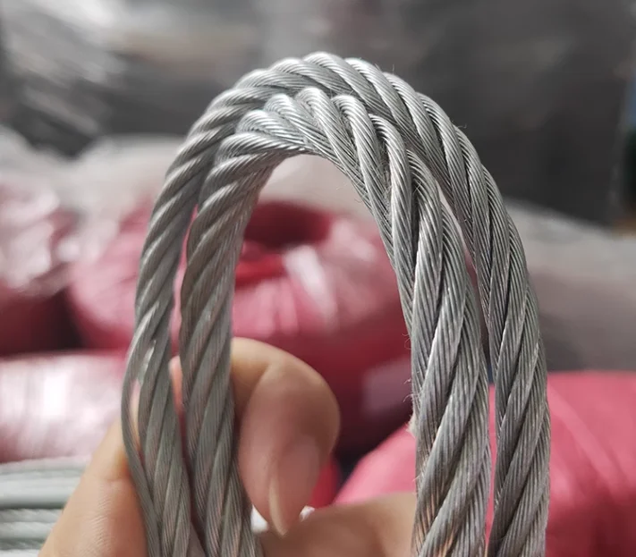Стальной трос D4mm 5mm 6mm 8mm для строительства подъемные металлические строительные материалы с деревянными поддонами