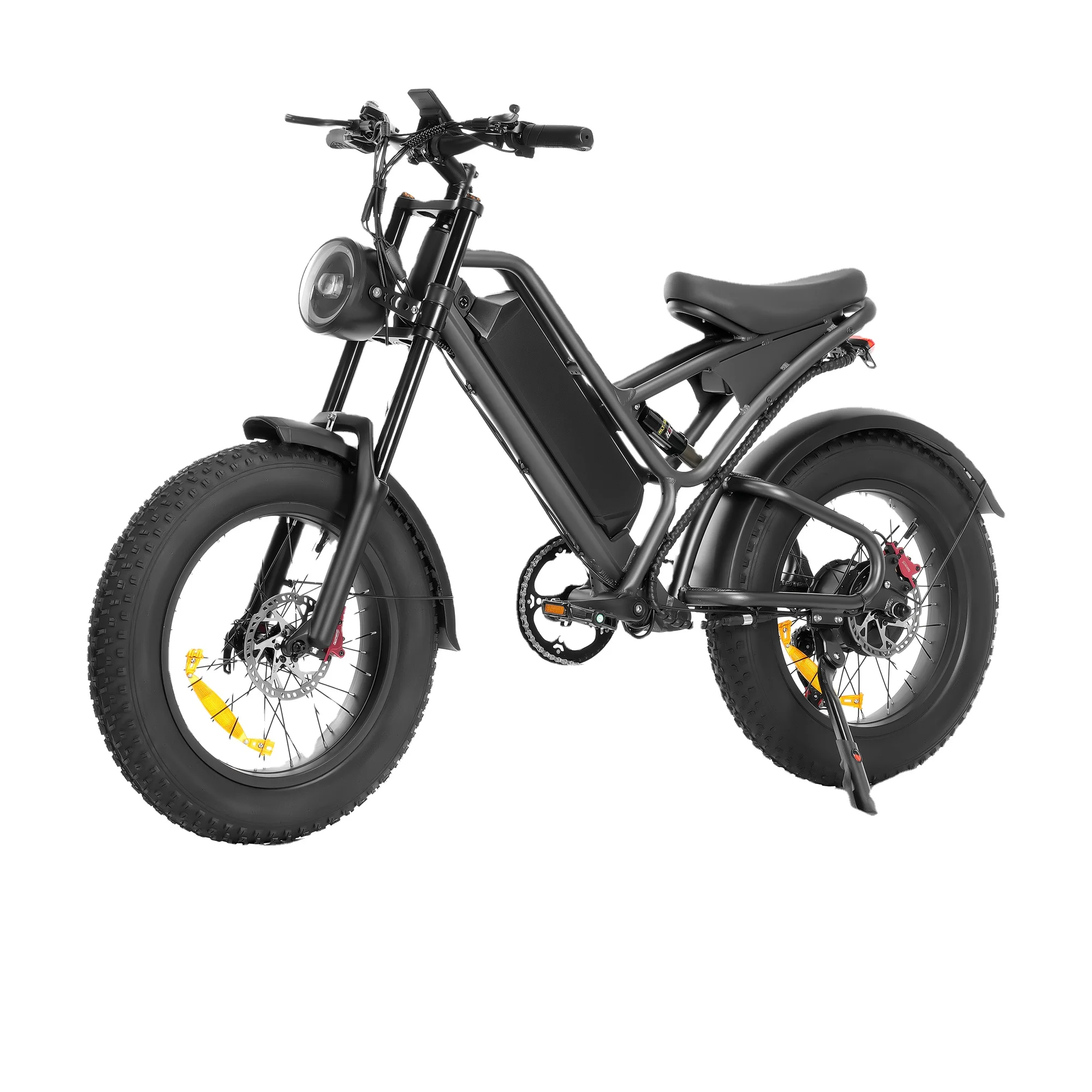 2024 Electric Bike Ready Stock Electrically Mountain Fatbike V8 Eu Cheap 20inch Fat Tire Ebike Motorcycles Electric Bike Factory