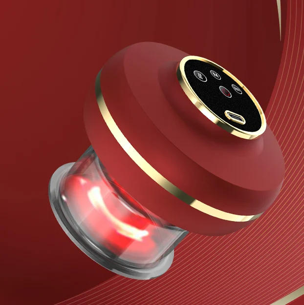 PZ Custom Packaging Vacuum Cupping Therapy Machine Abs Vacuum Massage Electric Cupping