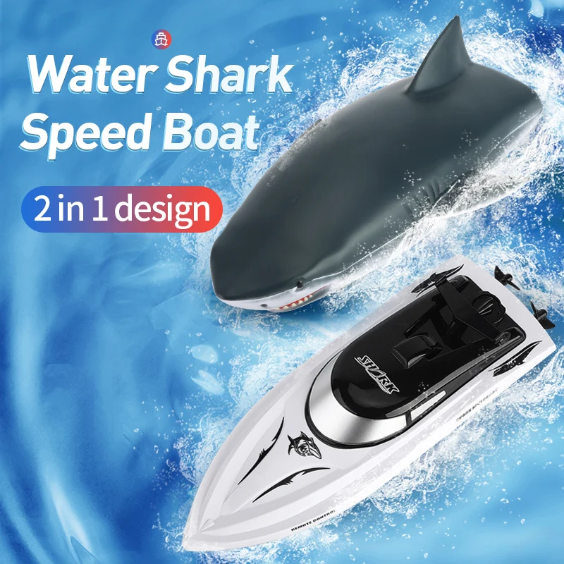 The Fine Quality Accessories Petrol Shark Boat Remote Control Toy