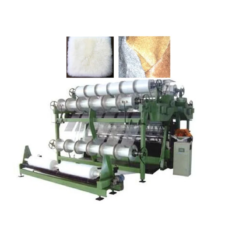 DR5 double needle bed warp knitting coral fleece warp knitting machine for weave plush apparel fabric