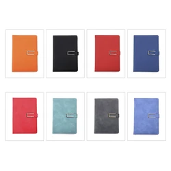 Manufacture high end A5 leather notebook with vacuum cup and pen for business gift set