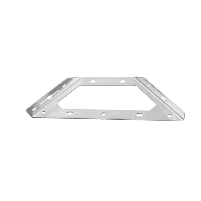 Custom Stainless Steel Small Angle Code Triangular Support Frame Three-Sided Fixed Bracket For Bed Bookshelf Triangle Corner