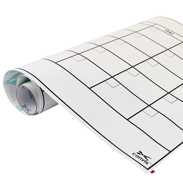 HOMIDEK Manufacturer Glued Dry Erase Calendar Whiteboard Film by roll  in office to notice