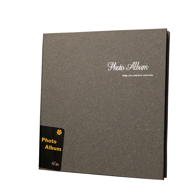 Wholesale plain transparent pvc sheet 12x18 scrapbook style vintage leather paste photo album (1600088444231)