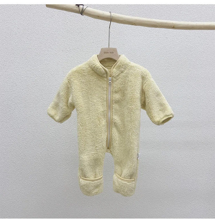 Fat Large Size Pure Color Cartoon Kigurumi Bath Thicken Cotton Boys Girls Zipper Onesie Hooded Robe Pajams
