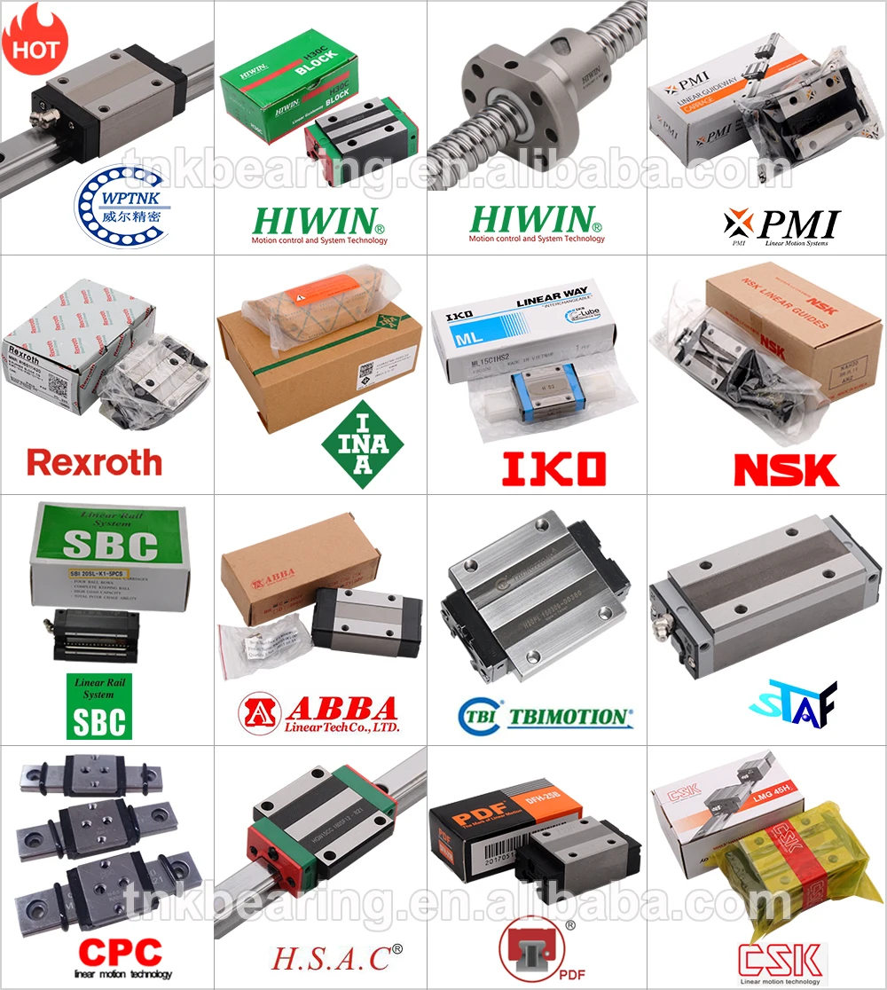 Taiwan STAF 35mm BGCH35FN 35FN H35FN BGCH35FL 35FL H35FL BGCH35FE 35FE H35FH CNC  Linear Guideway and block Bearing