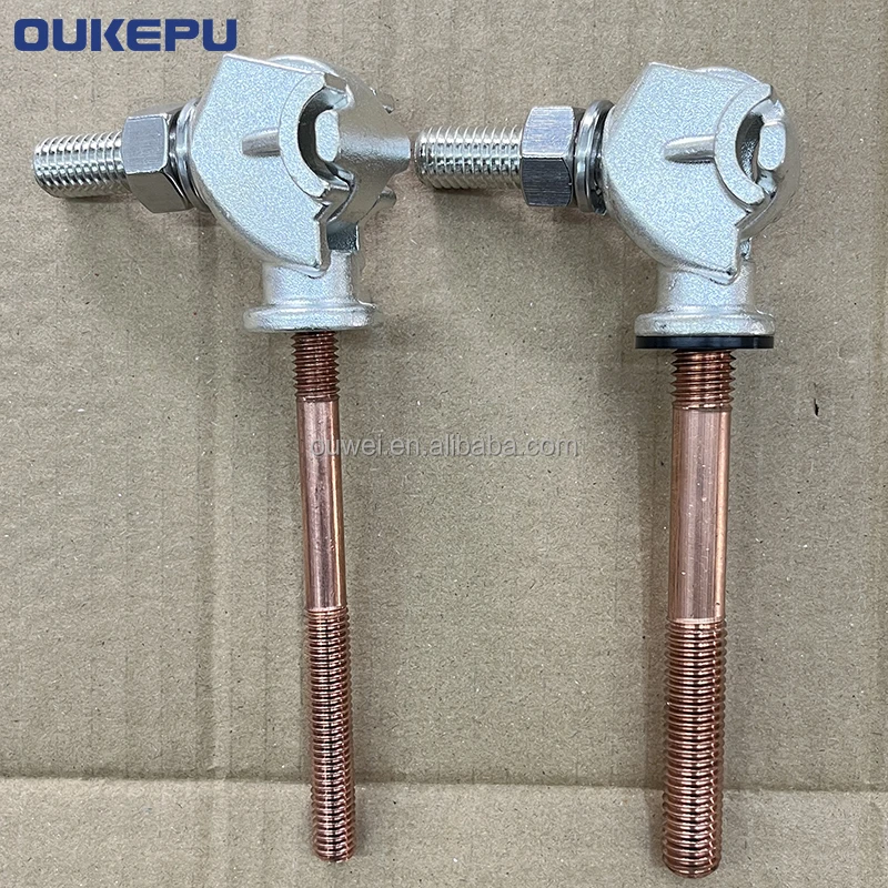 ANSI 1.2KV  125A 30kv BIL low voltage ceramic bushing for transformer eyebolt terminal