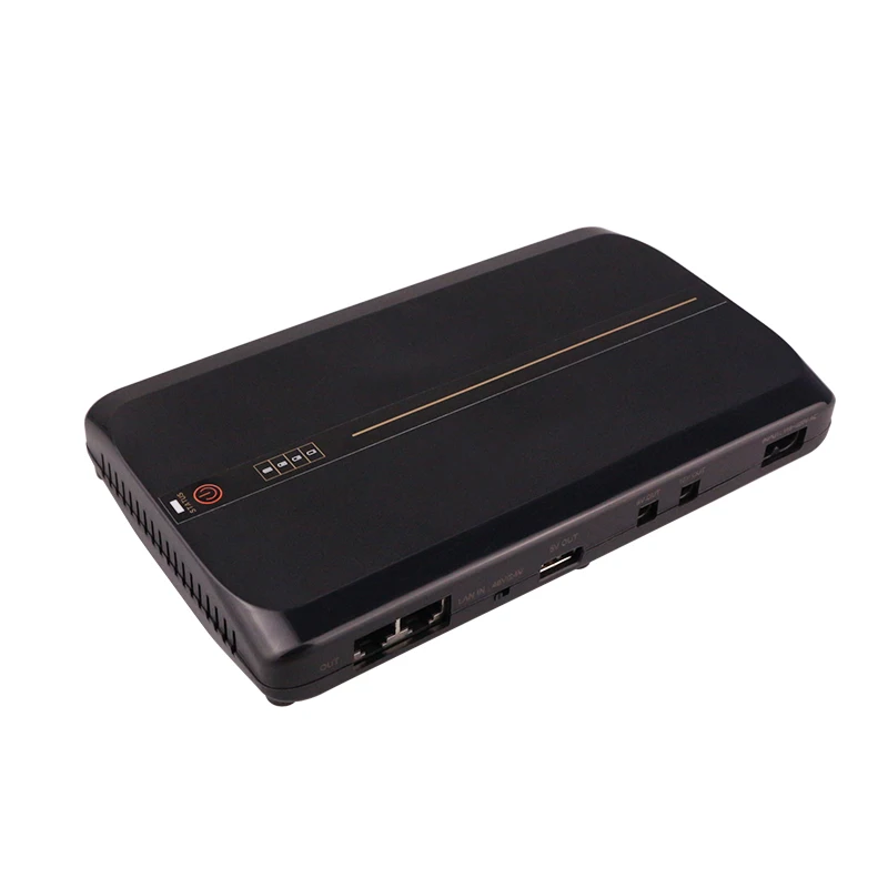 WGP ODM Multi Outputs Quick Charge 36W Online DC POE Mini UPS 5V 9V 12V 24V 48V for Access Point WiFi Router Modem ONT CPE GPON