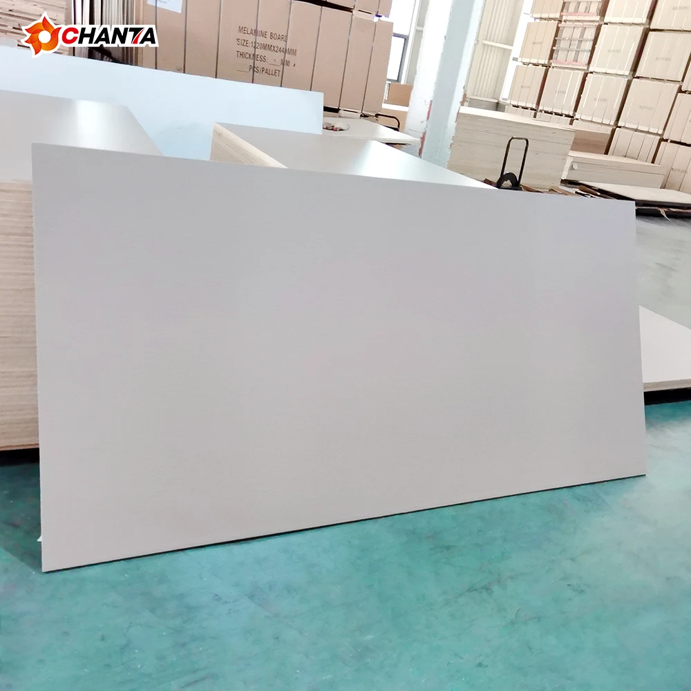 High Quality 3mm 6mm 12mm 15mm 18mm Fibreboards White Melamine Mdf Hdf Board For Furniture