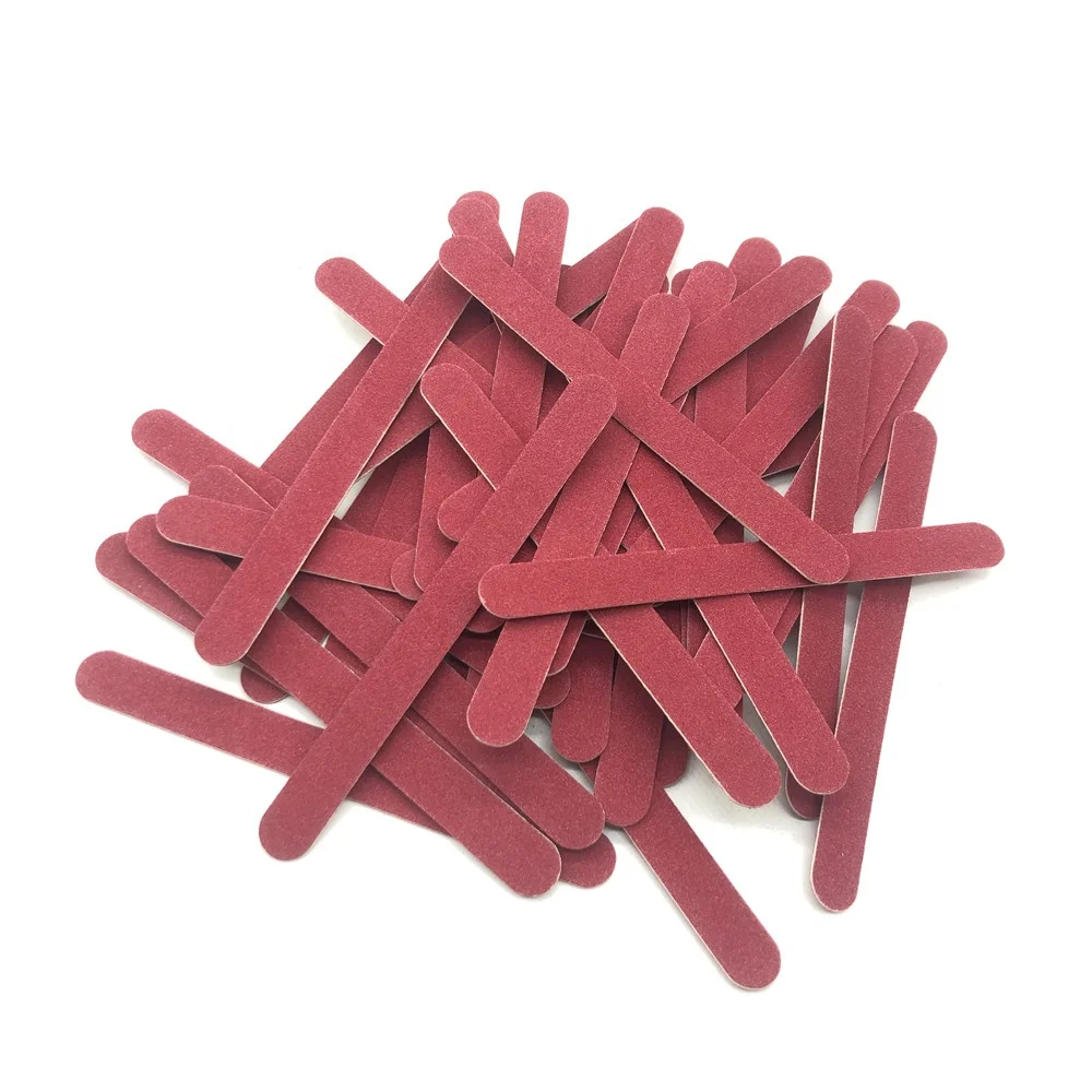 Thin Nail File Professional 100180 Pedicure Tool Custom Wooden Nail File