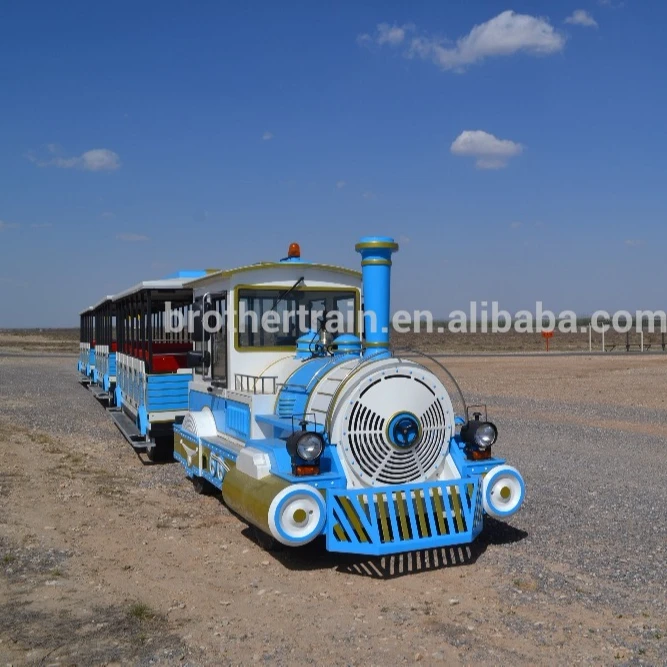 China High Quality Amusement Park 107 Passengers Road Dotto Sightseeing Electric Tourist Trackless Train