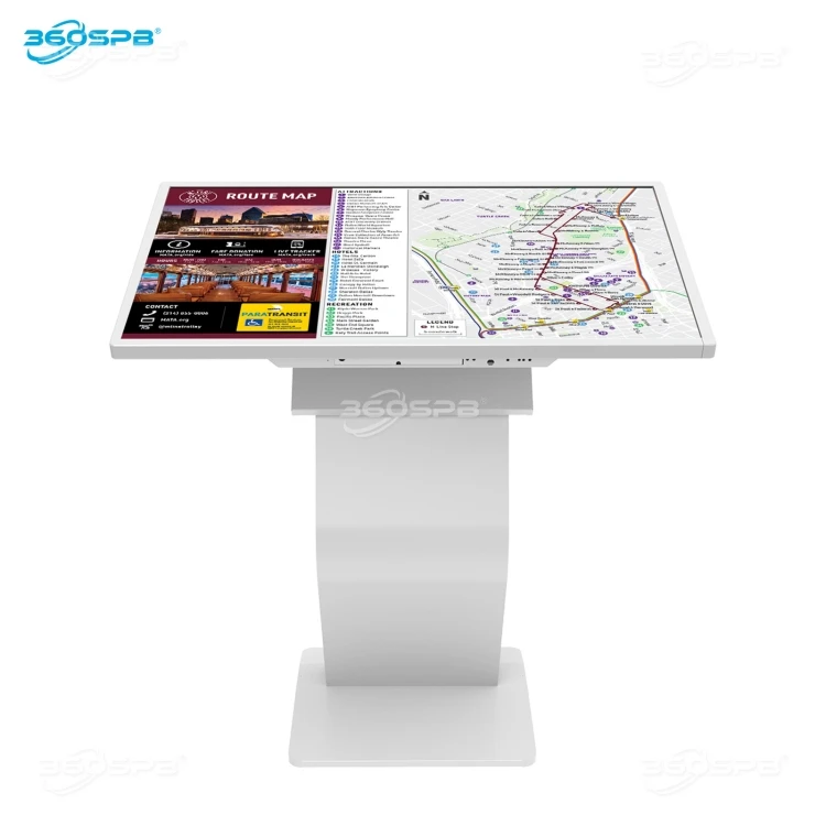 360SPBI ITK32K INGSCREEN 32 Inch Floor Standing LCD Touch Screen Digital Kiosk 20-Point Information