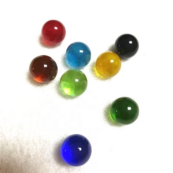 Wholesale colored transparent solid glass ball for decoration