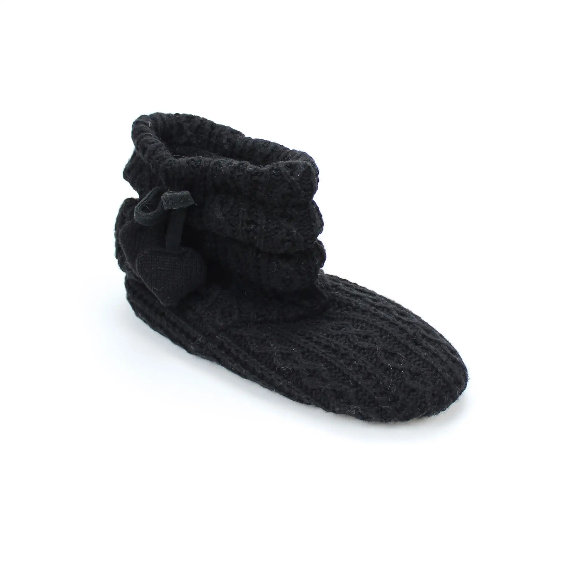 
Soft sole warm fur lining winter indoor Knitting boots for women shoes 