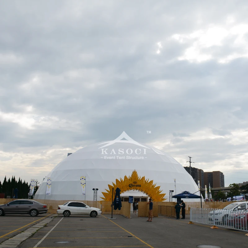 300 people large dome tent outdoor half sphere advertising dome tent carpa domo de vente