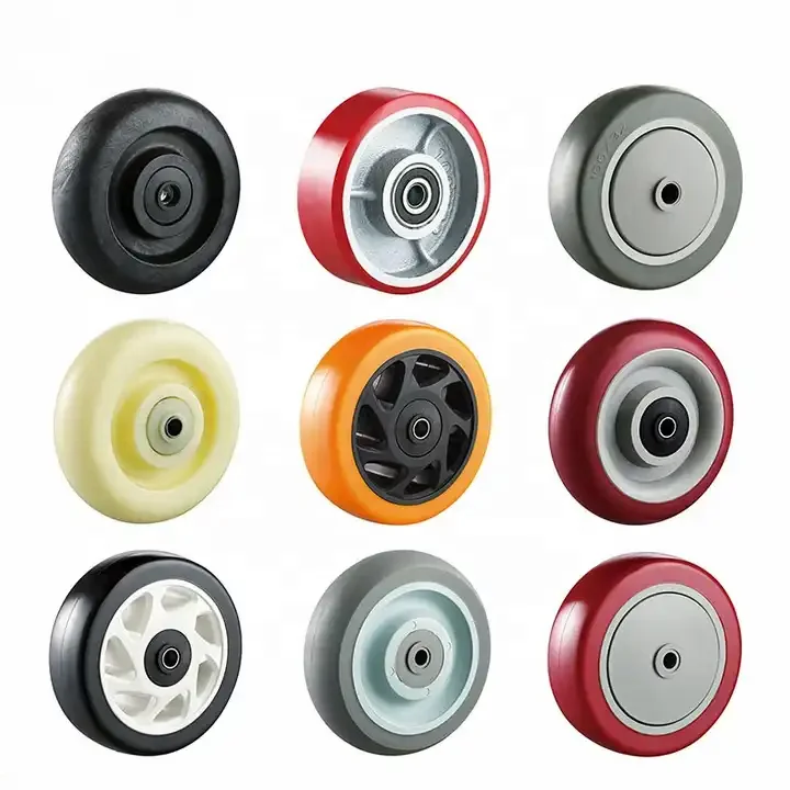 cart directional medium-sized silent wear 3 inch 4 inch 5 inch PP universal brake casters wheel