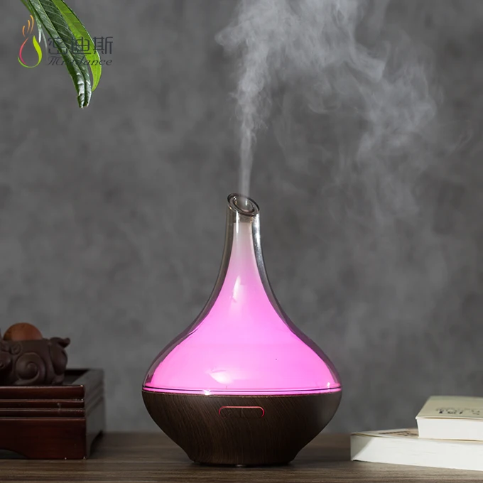 Grain Aromatherapy Machine Amazon Air Diffuser Humidifier Ultrasonic Aroma Diffuser 200ml Dark Wood New Technology Manual ROHS