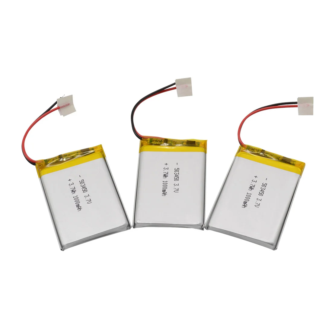 
3.7v Rechargeable Lithium Polymer Battery Standard Model 503450 703450 High Capacity 12 Months,3months-1year 1000mah 38g CN;GUA 