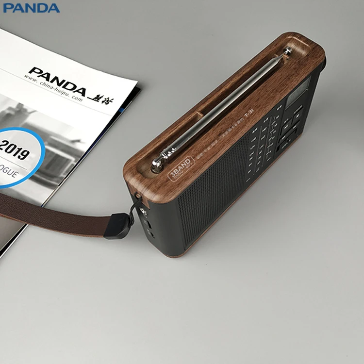 T-31portable vintage am fm old wooden retro radio with TF card function am fm radio retro