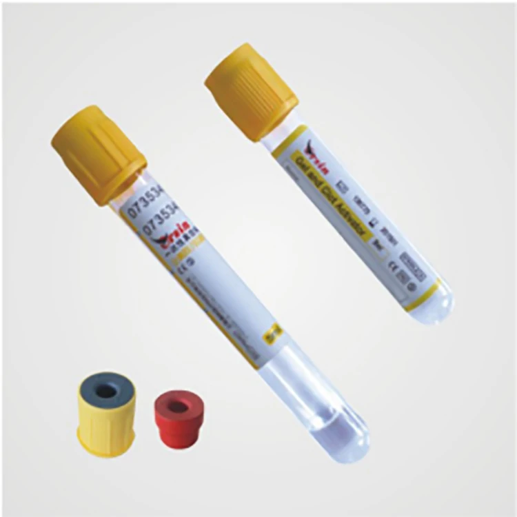 ISO/CE Certified professional  red test tubes No Additive Tube Vacuum Blood Collection Tube