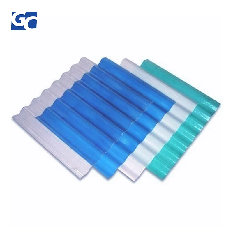 GRECHO Corrugated Acrylic Transparent Fiberglass Roofing Sheet Frp Roof Sheet