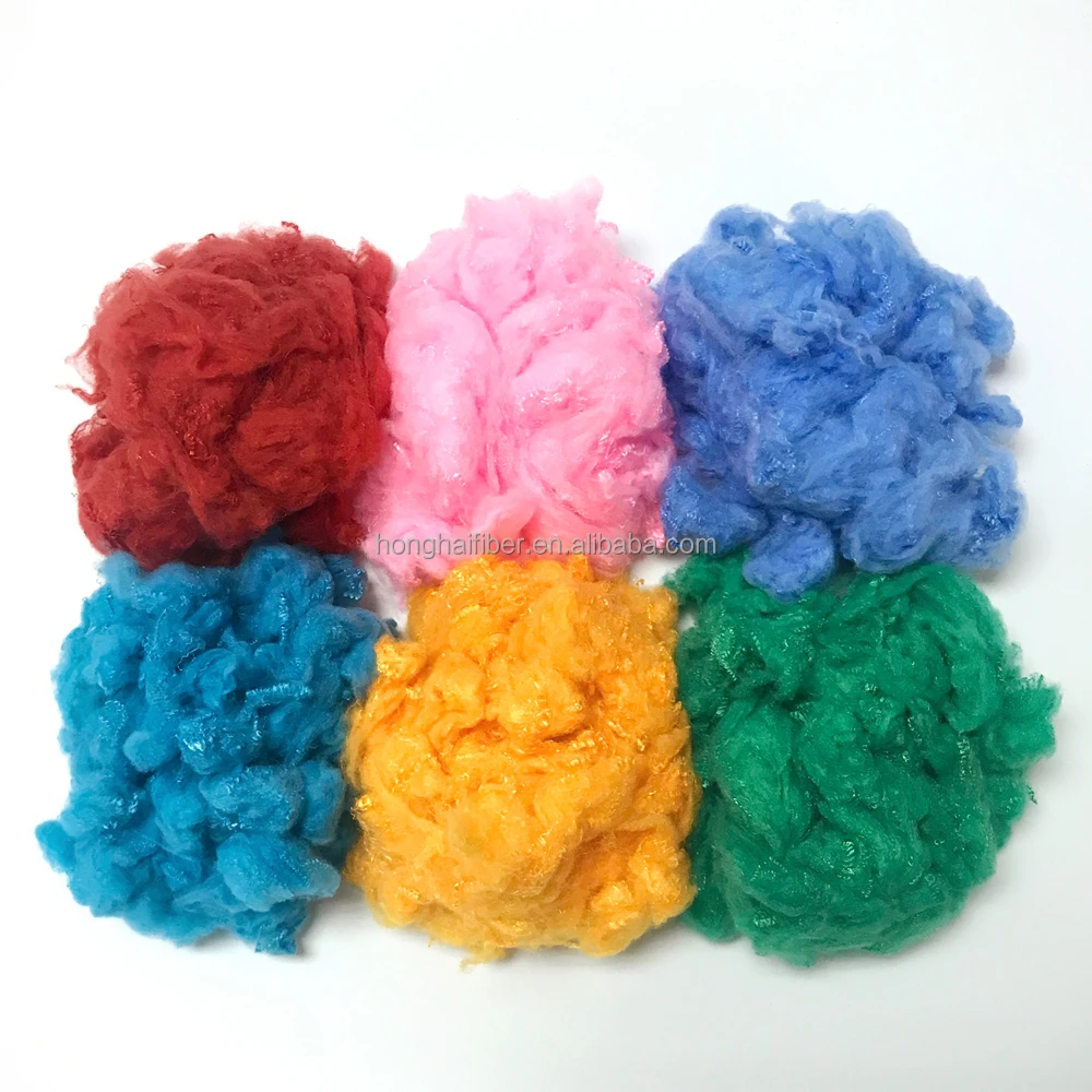 1.4D 38mm GRS Recycled Dop Dyed Polyester Stable Fiber