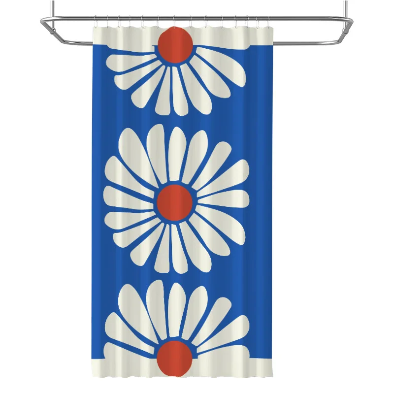 wholesale Korea fresh ins style waterproof shower curtain for bathroom