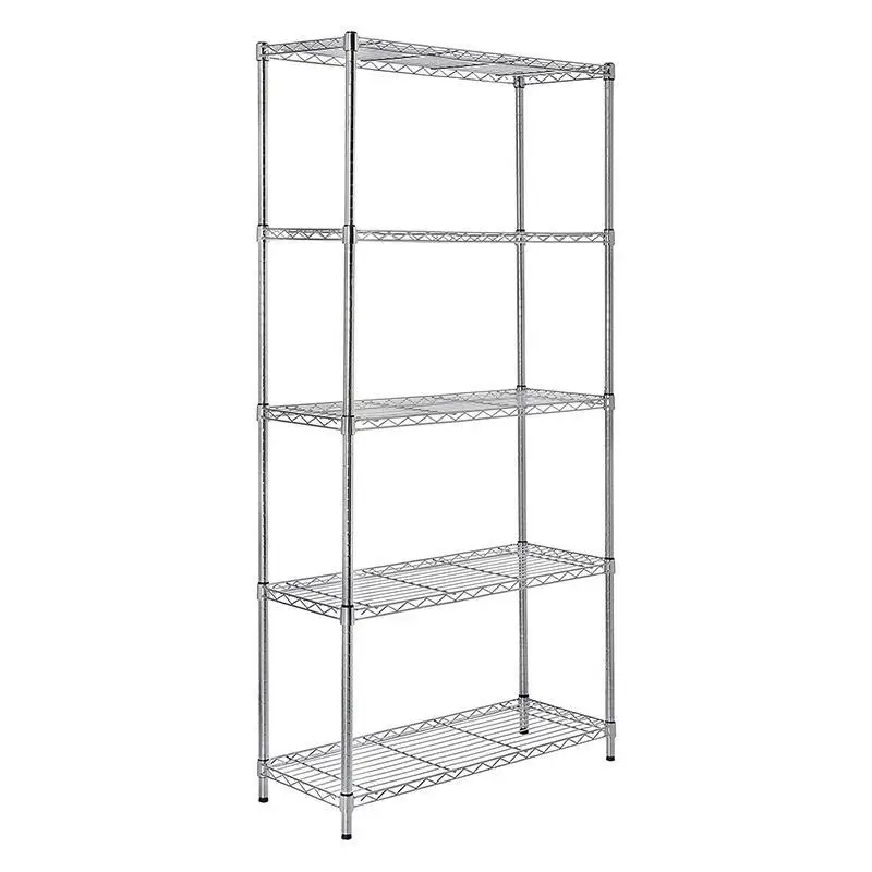 4-Shelf Multifunctional Metal Rack Storage Shelf Shelves