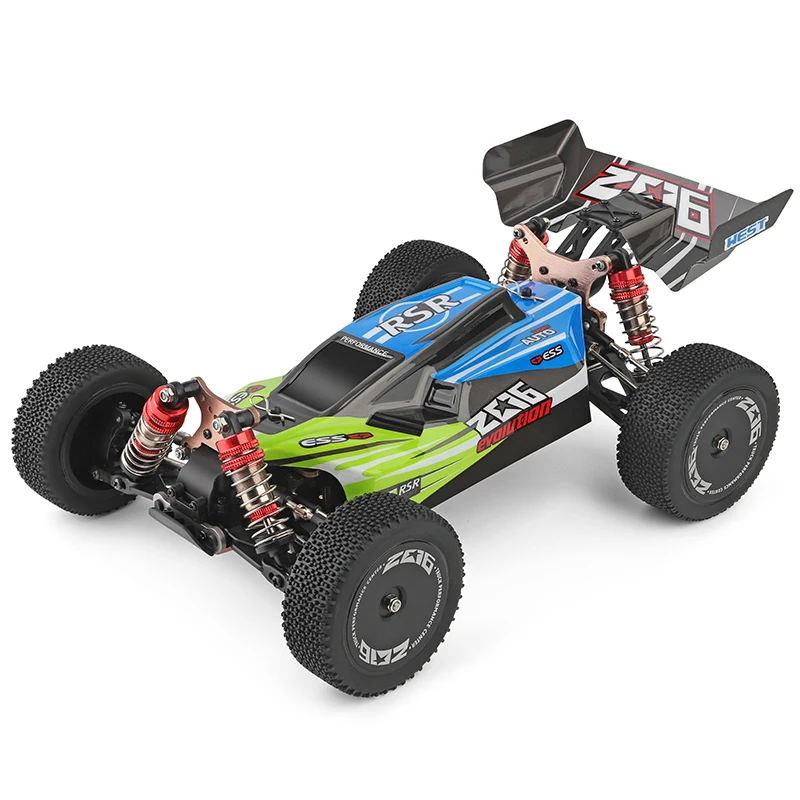 Новое поступление 4Wd сплав 60 км/ч высокоскоростной Радиоуправляемый багги электрический автомобиль металлический 1:14 Wltoys обновленный металл l 144001