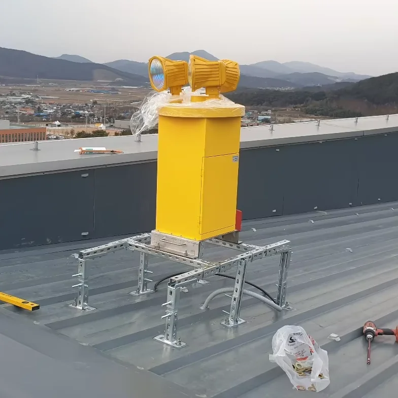 Safe helicopter landings and takeoffs night-time mark the heliport location and guide pilots heliport lighting rotating beacons