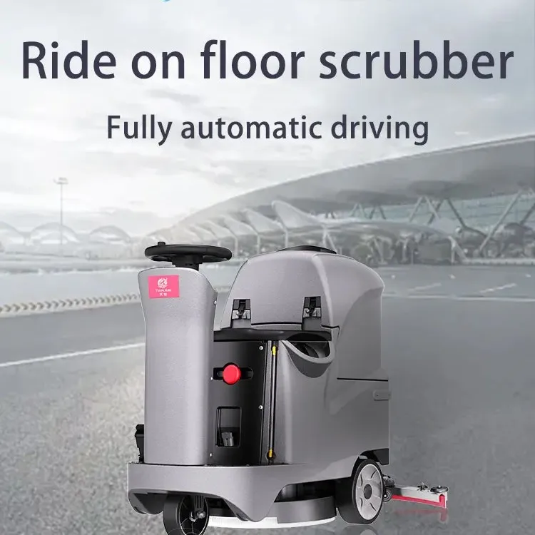 CleanHorse G6 low price automatic industrial floor scrubber on ride warehouse cleaning machine