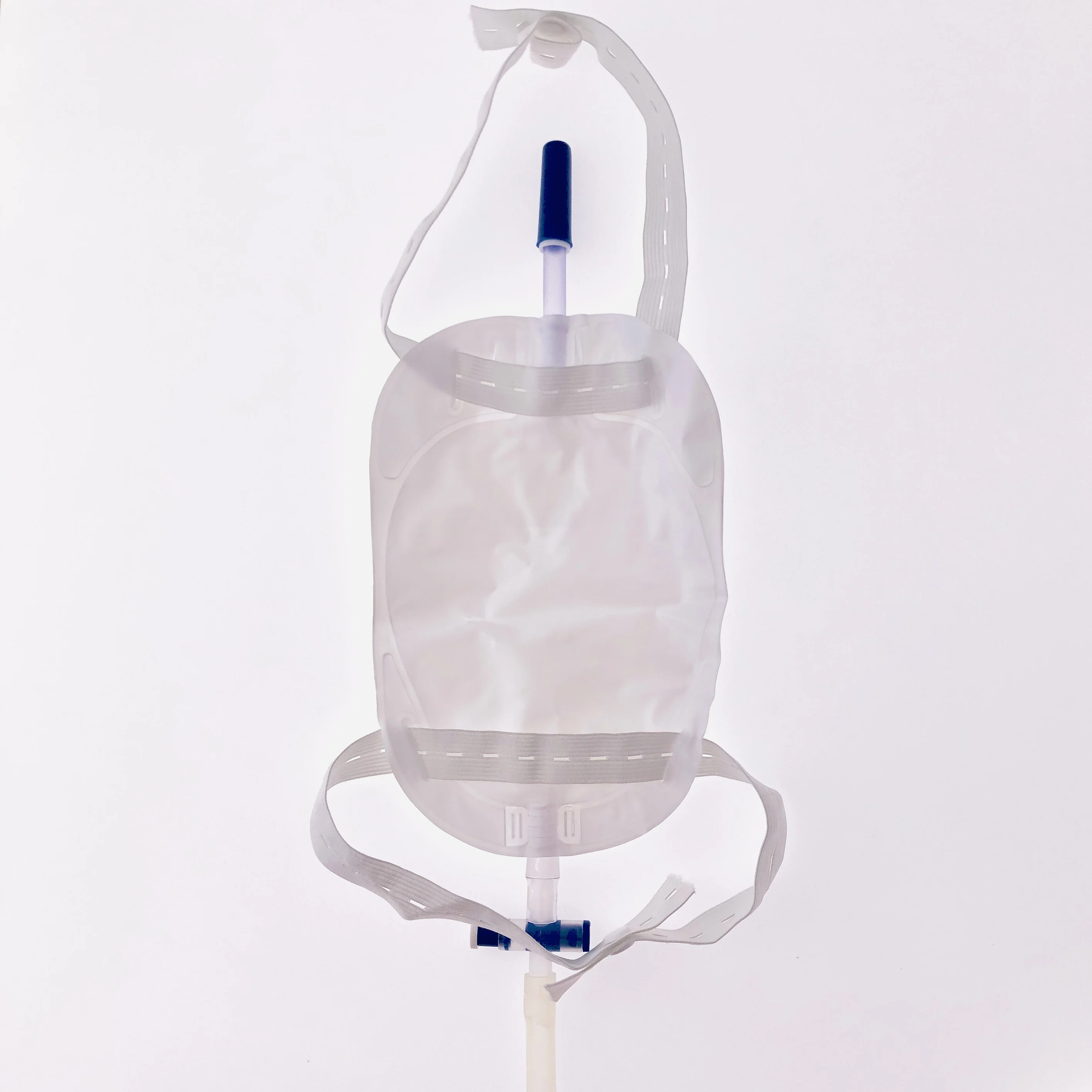 
Greatcare Medical Urine leg bag 350ML urinary drain bag with T valve and two belts 3cm tubes ellipse shape 