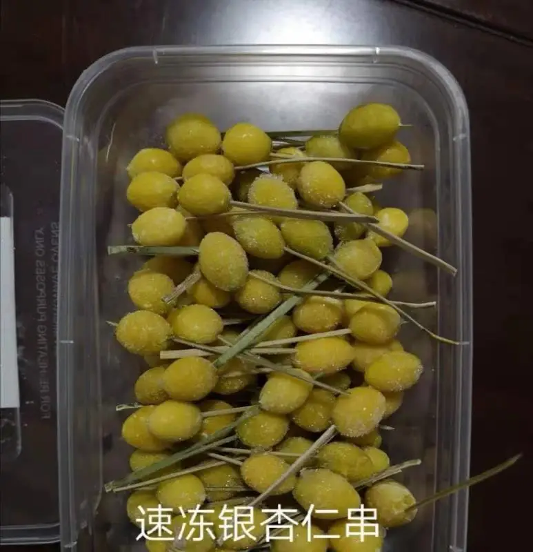 
high quality frozen ginkgo on a stick haccp certified 