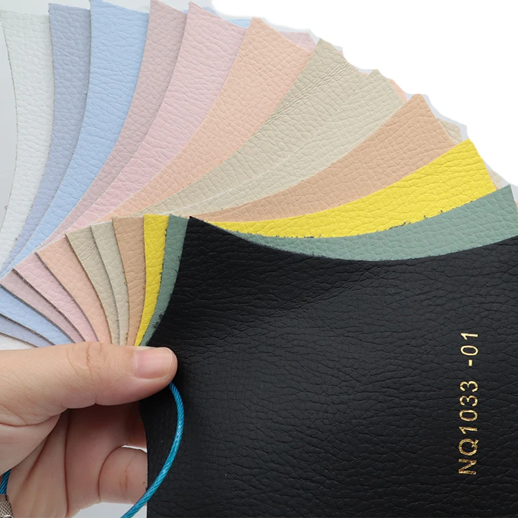 Recycled material 58%  bovine fiber regenerated leather colorful recycled genuine leather fabric for handbags sofa making
