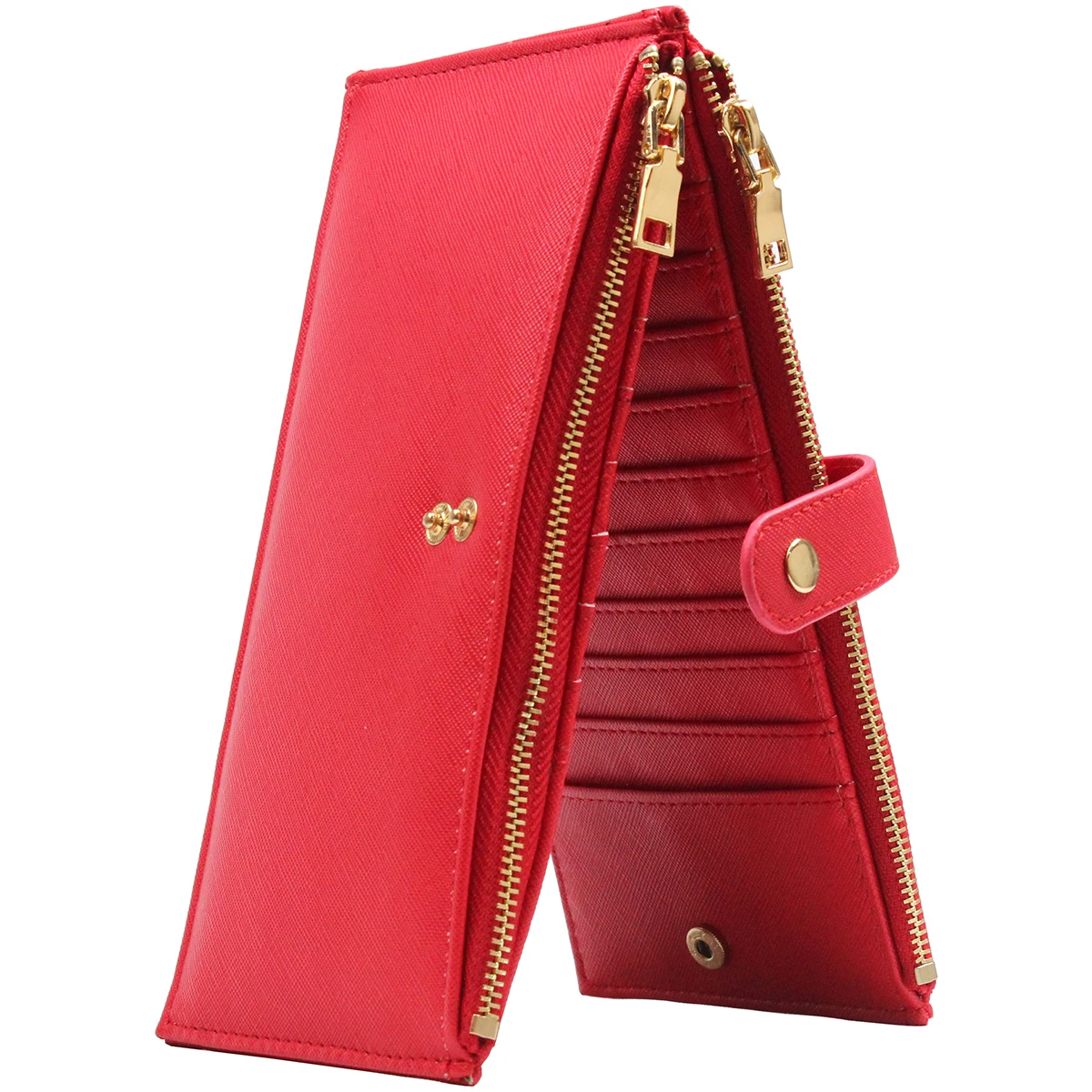 custom Pu leather cardholder wallet women businesses cardholders