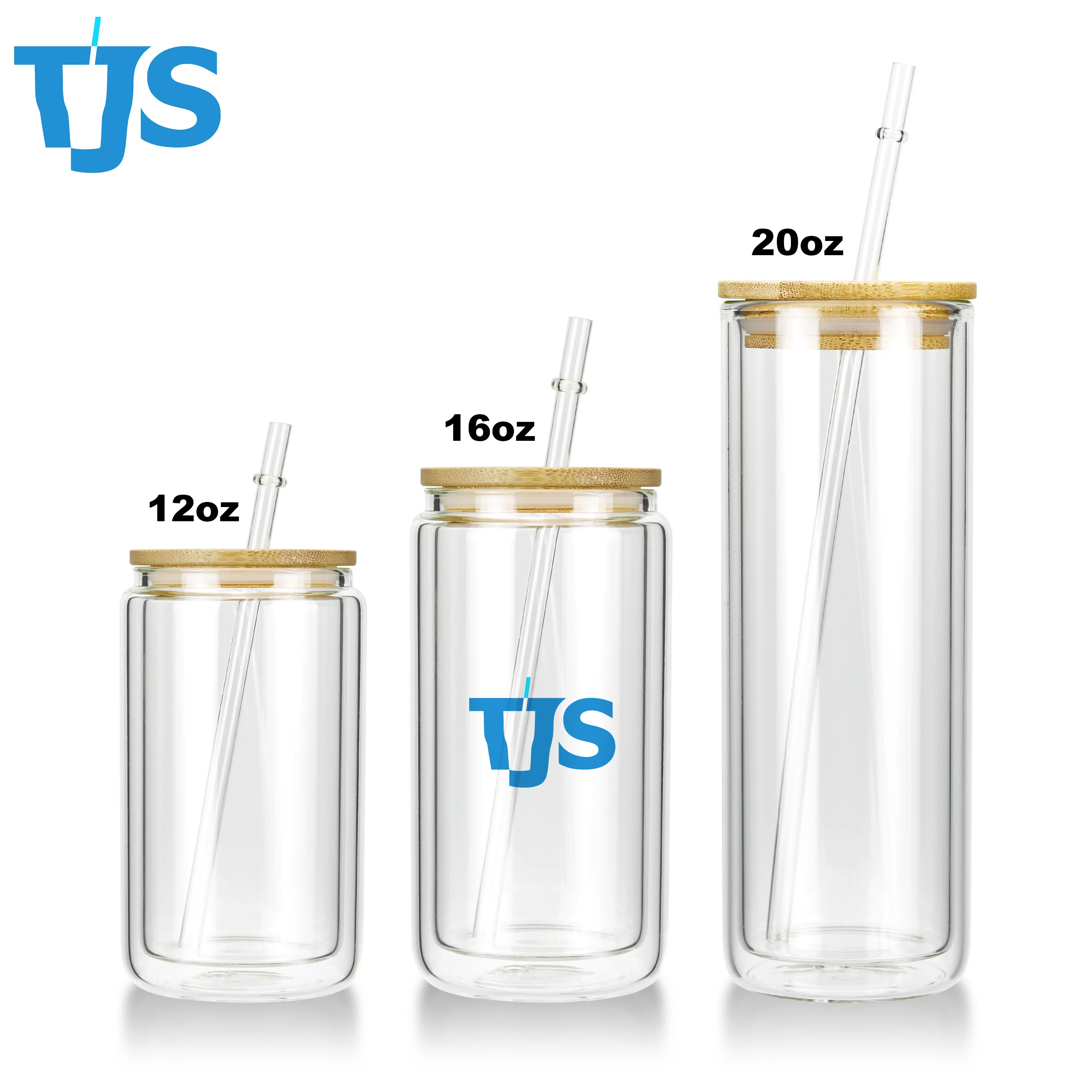 16oz sublimation snow globe tumbler glass can 20oz double wall pre drilled snow globe beer glasses