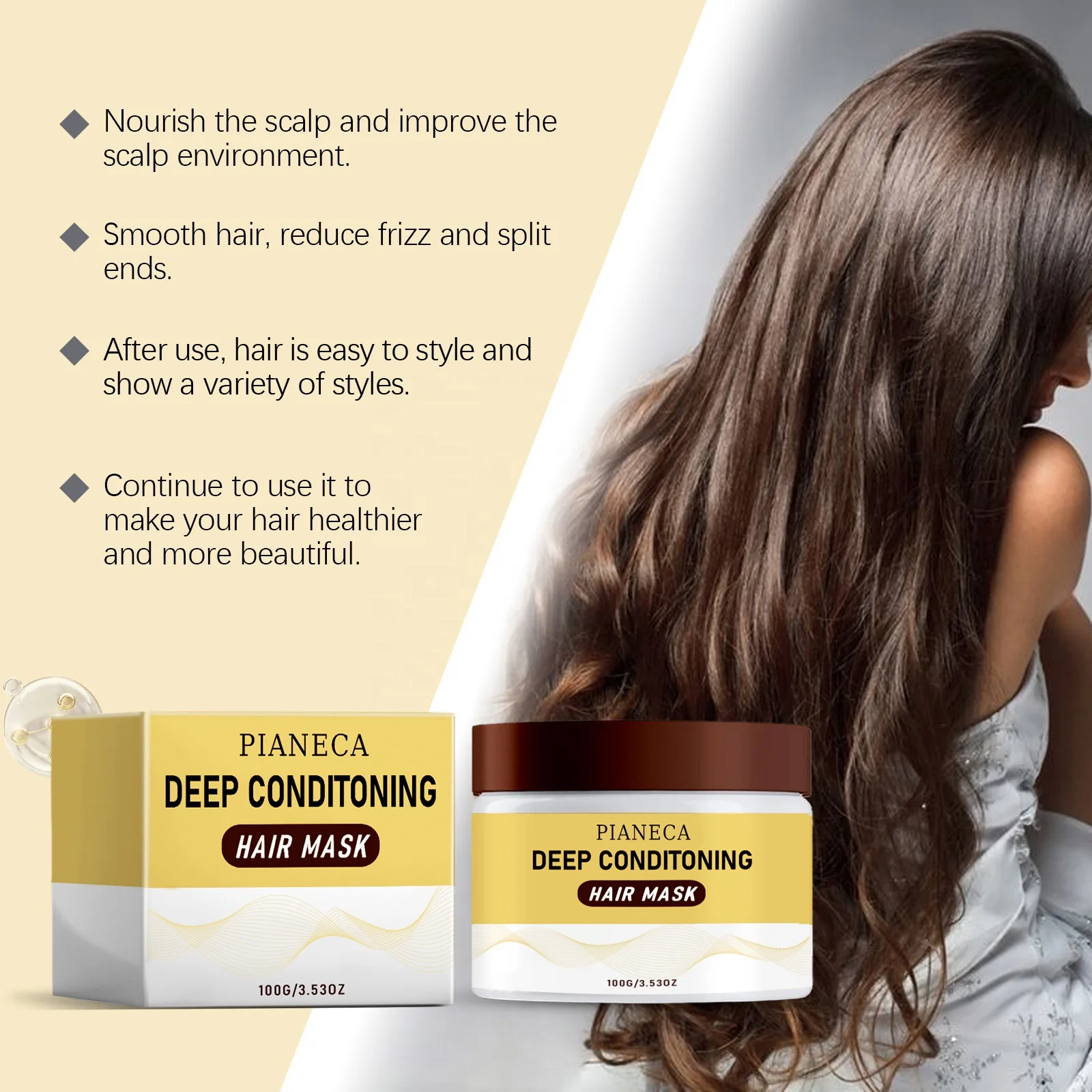 OEM Private Label Factory Supply Best Price Organics and Mint Deep Conditioner with  Popular deep moisturizing hair conditioners