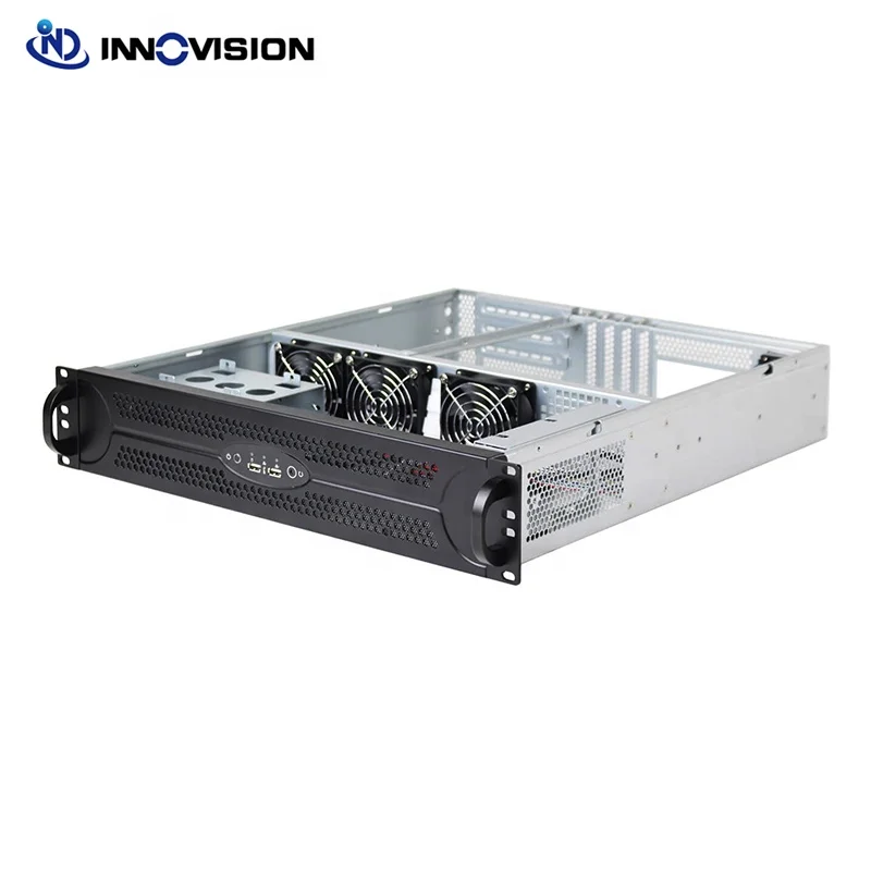 Ultra 2U rack server chassis support ATX motherboard depth 500MM 2U case