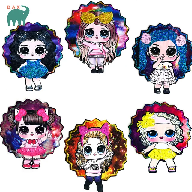 
Pentagram patch, Sequin, embroidered cloth, stickers, heat transfer, factory direct sales, customization 