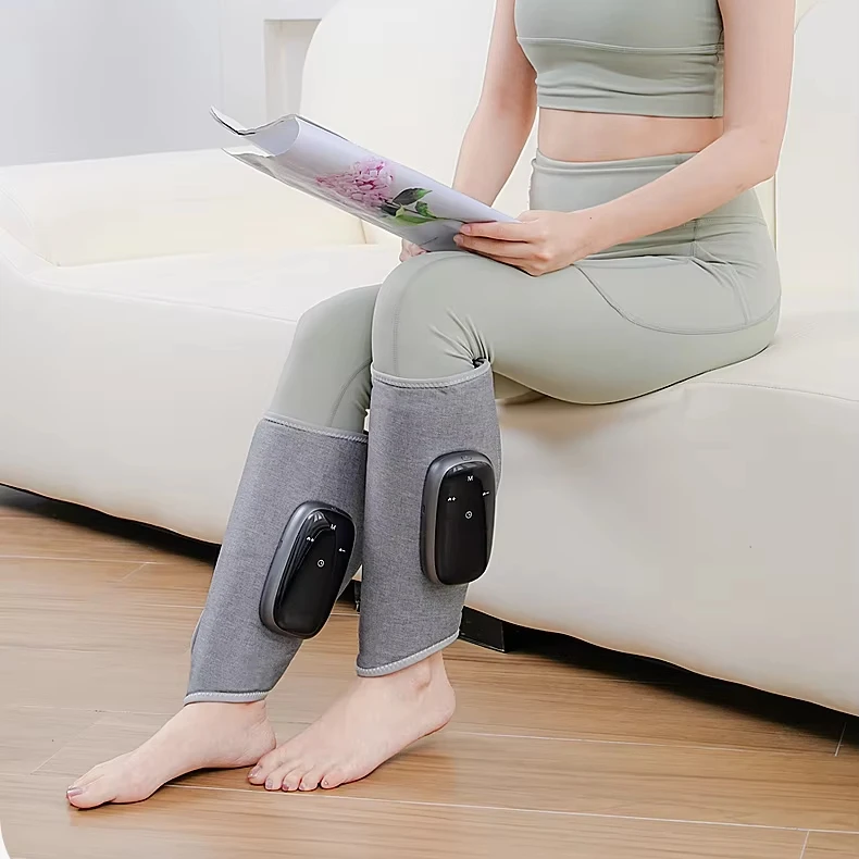 2024 Rechargeable Heating Knee Massager Pain Relief Electric Hot Compress leg and calf massager