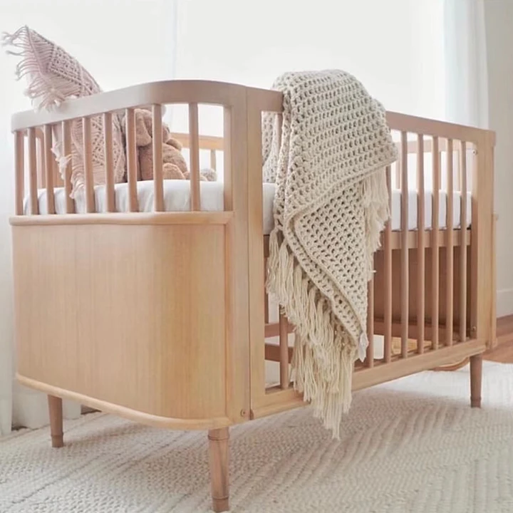 Custom Digital Print GOTS Organic Cotton Baby Bamboo Muslin Fitted Crib Sheet Set Newborn Bed Bassinet Cot Sheets Baby No review