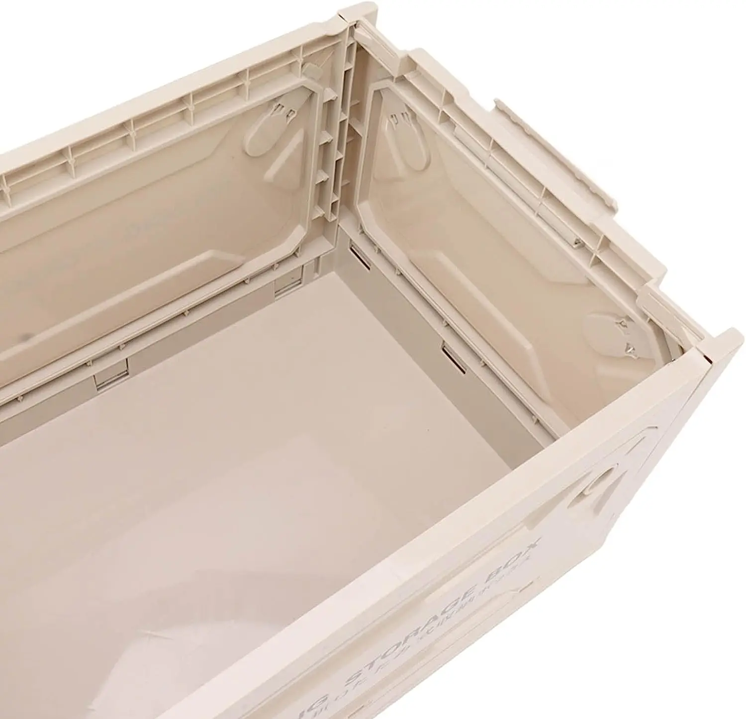 Multifunctional outdoor plastic storage box foldable design sundries storage box multi-layer stacking storage cabinet